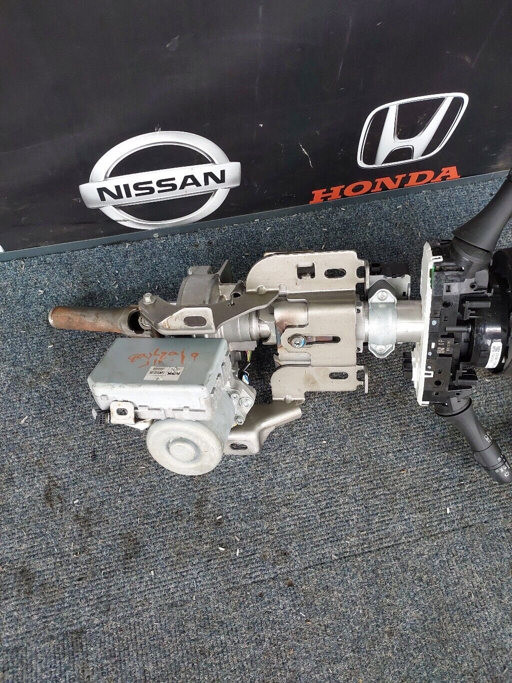 NISSAN QASHQAI J11 STEERING WHEEL SQUIB COLUMN COMPLETE 2019