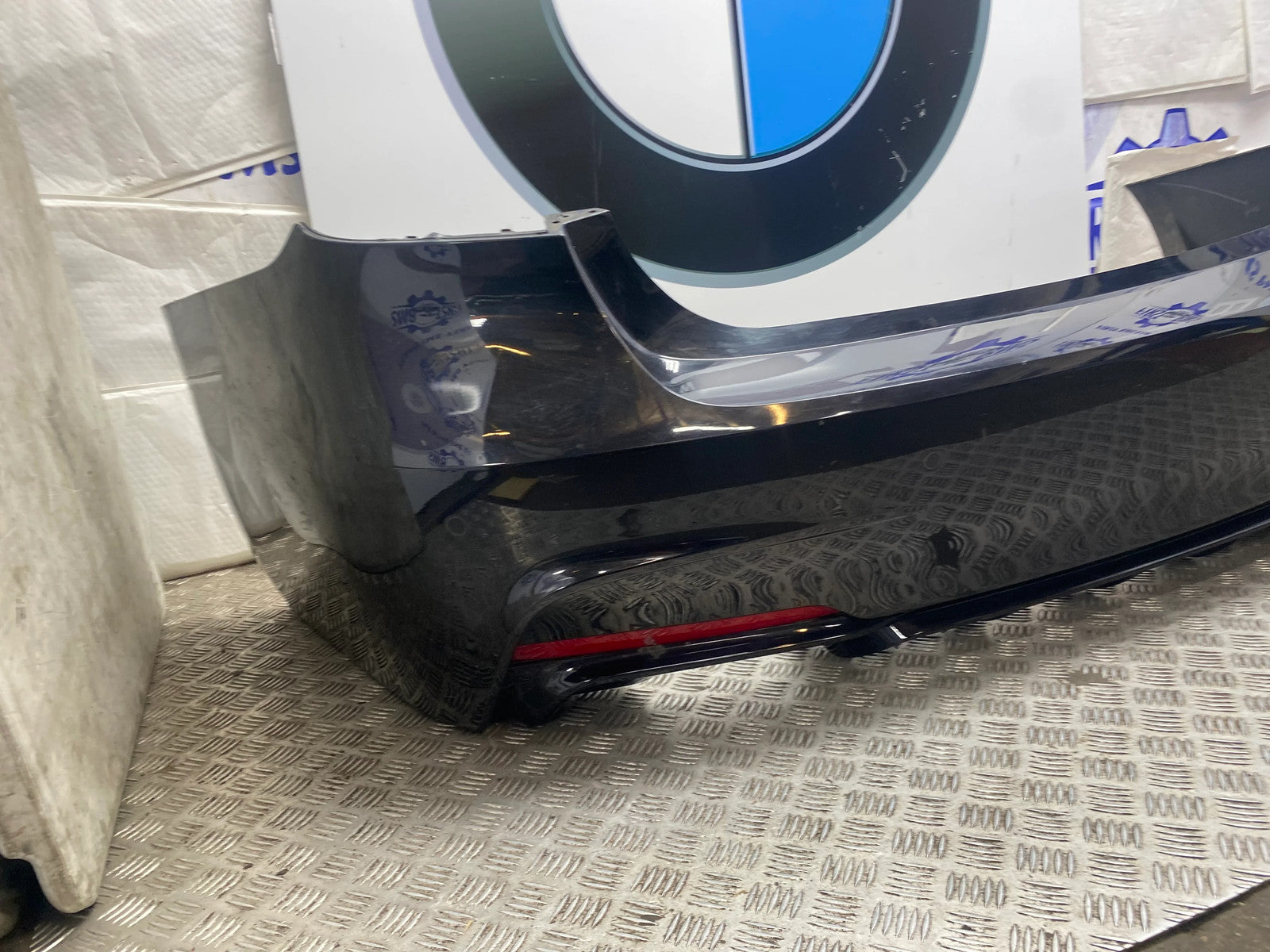 BMW 3 Series F30 Saloon Rear Bumper – 2015–2019 – Black