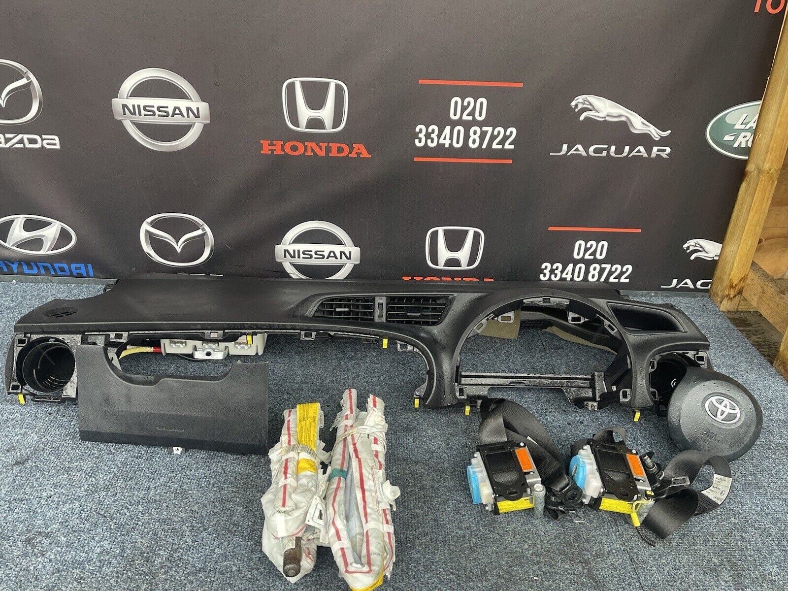 Toyota Yaris 2016-2019 5 door Dash Airbag Kit