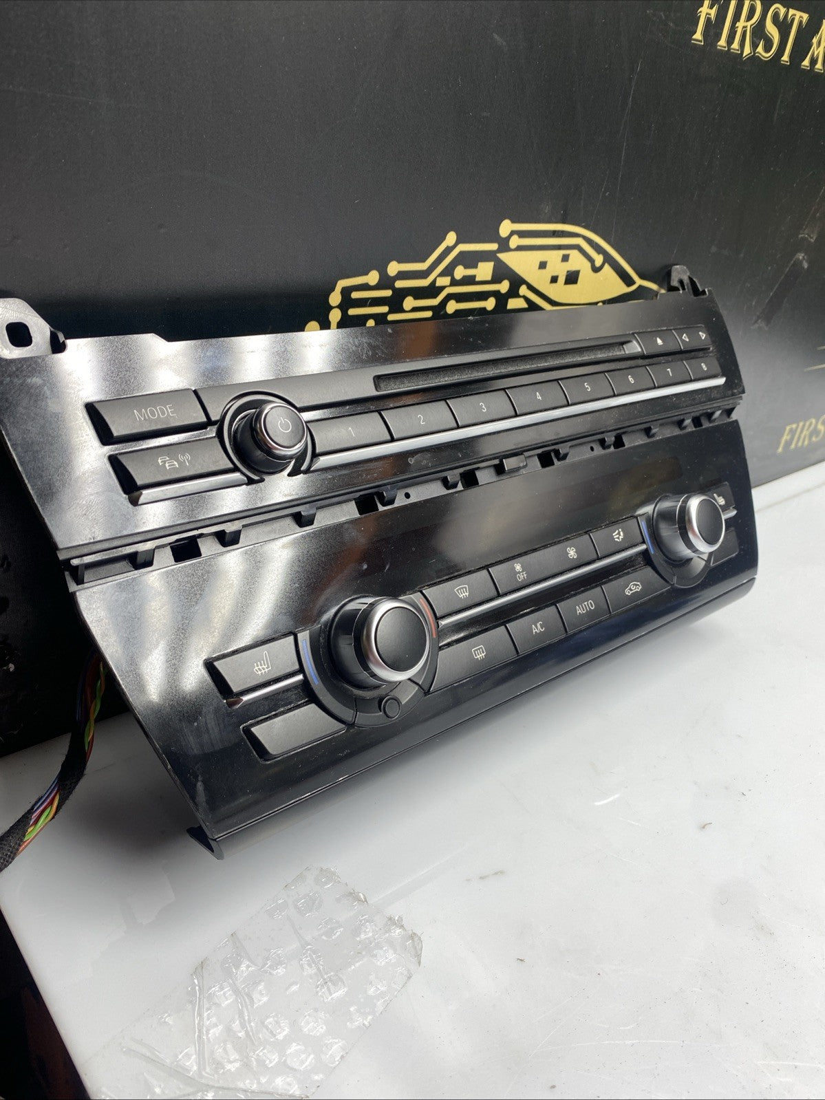 BMW 5 SERIES 520D M SPORT (F10)  HEATER CONTROL PANEL & STEREO 13-16 6805766