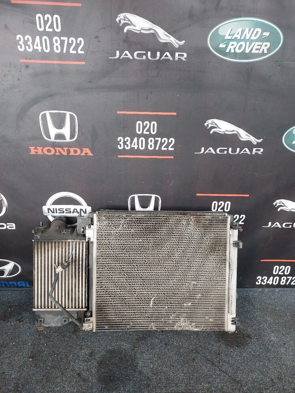 NISSAN QASHQAI 2018 J11 DIESEL RAD PACK & INTERCOOLER CONDENSER