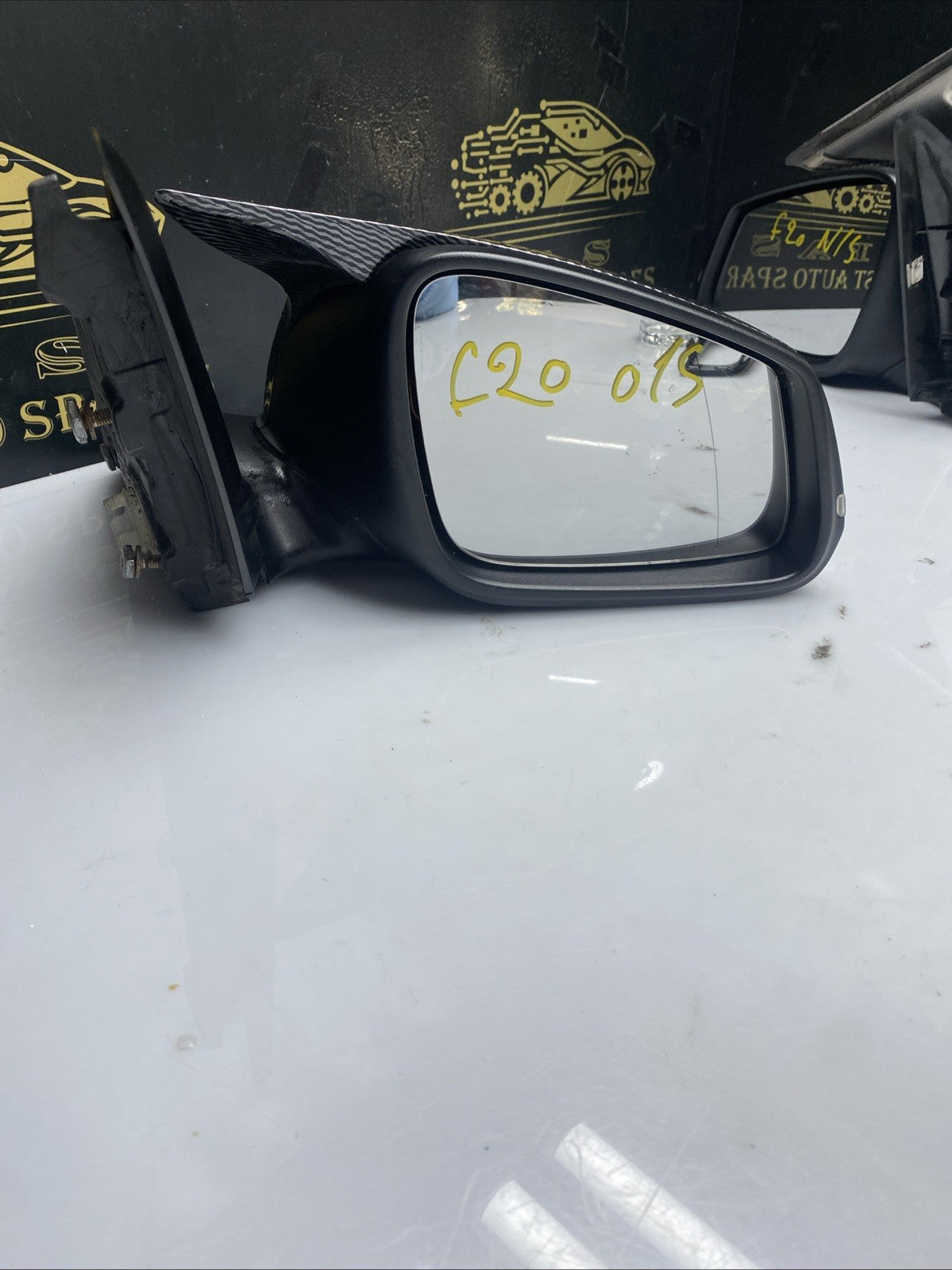Bmw 1 Series F20 F21 Right Driver Side Wing Mirror White 6 Pin