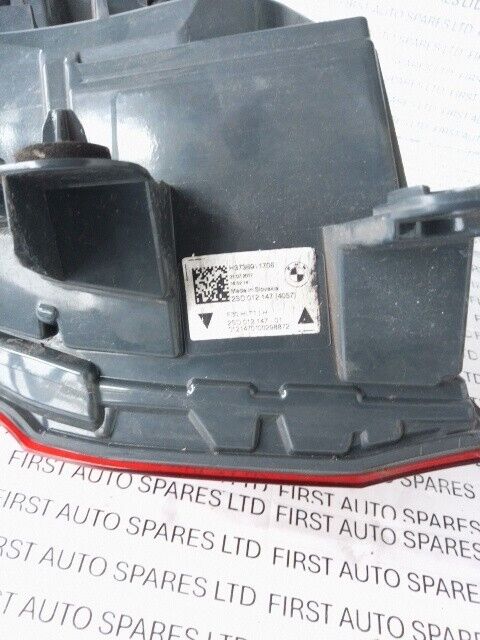 BMW 3 SERIES F30 2016 To 2018 REAR LEFT PASSENGER OUTER LIGHT H3736911706 NS