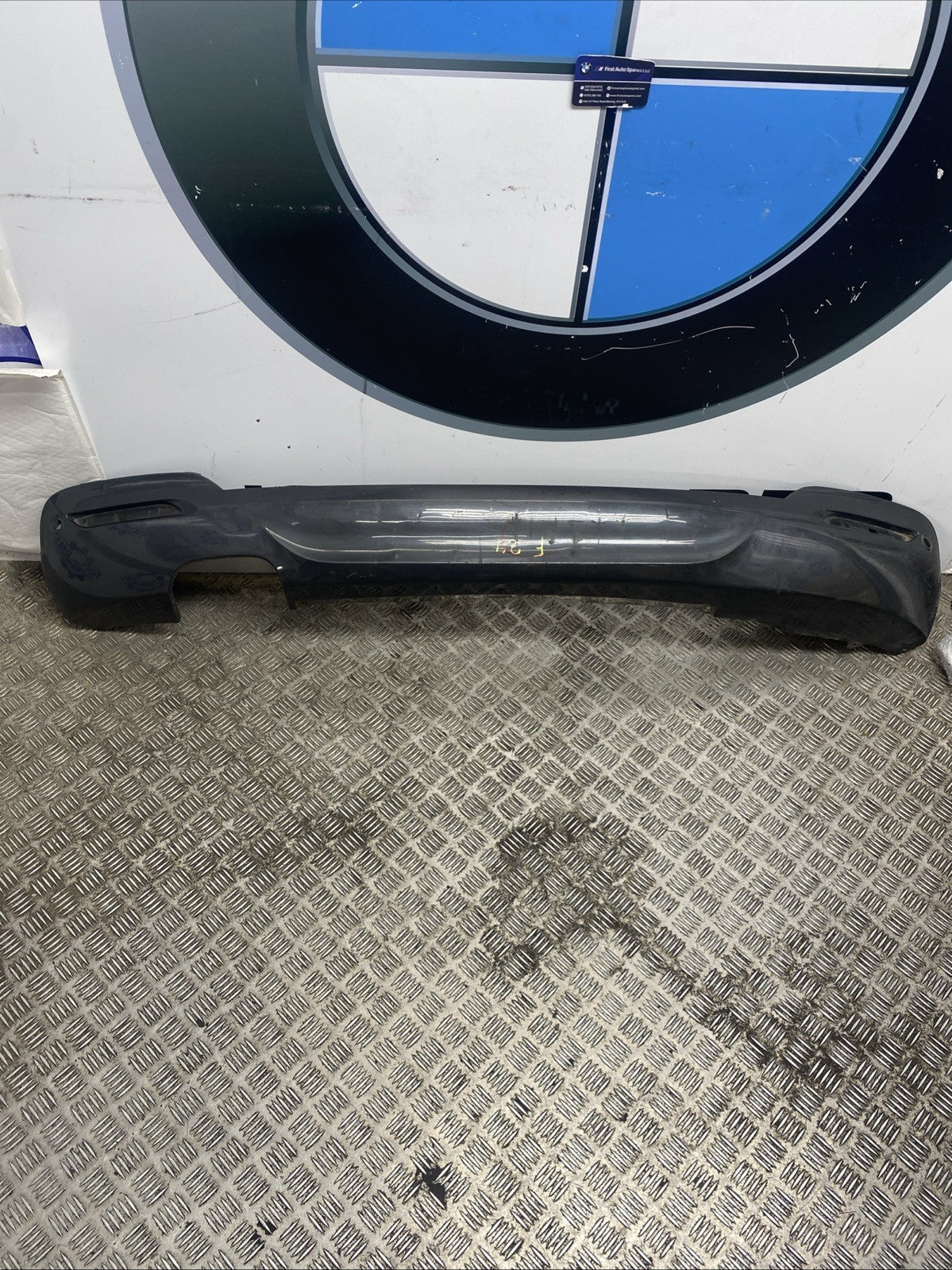 BMW F34 Rear Bumper Diffuser Bottom Trim Panel Covering Insert 8062203