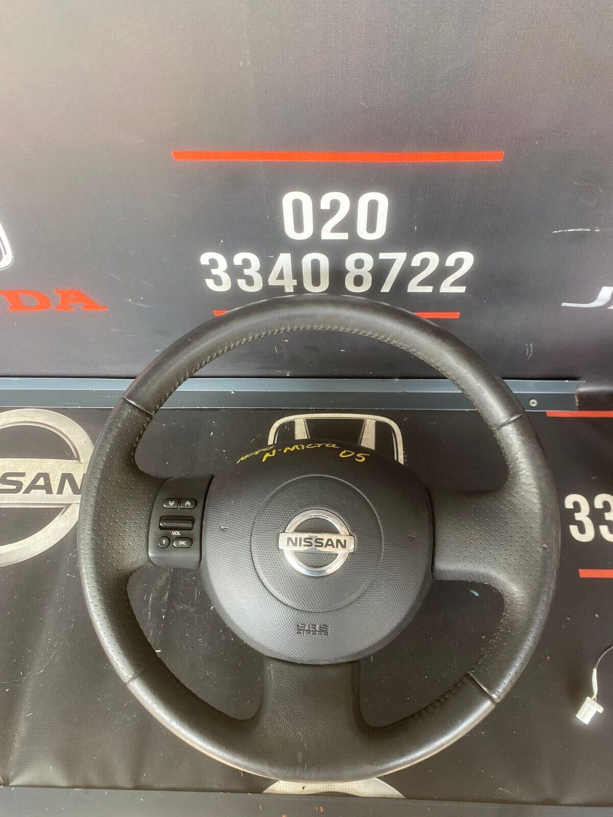 NISSAN MICRA 2005 STEERING WHEEL & AIRBAG