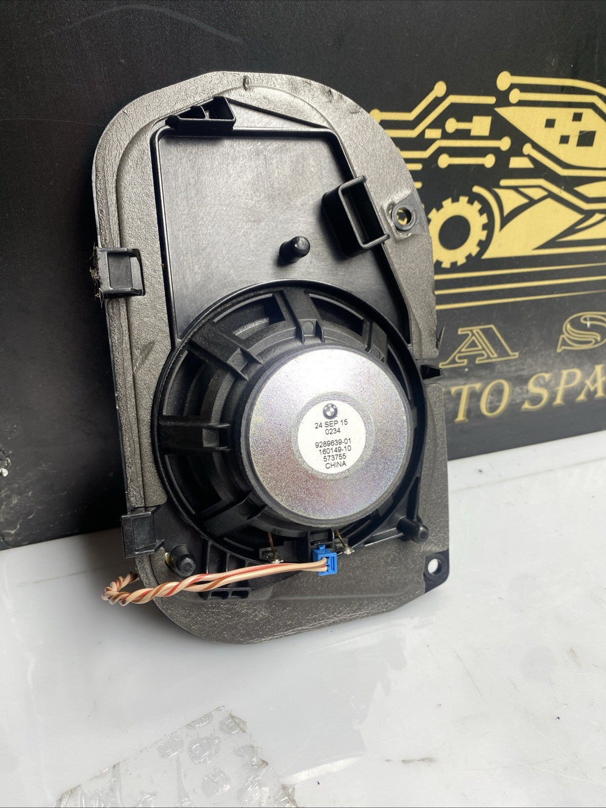 BMW 5 SERIES F10 F11 SOUND SPEAKER REAR LEFT PASSENGER DOOR 9289639 2014