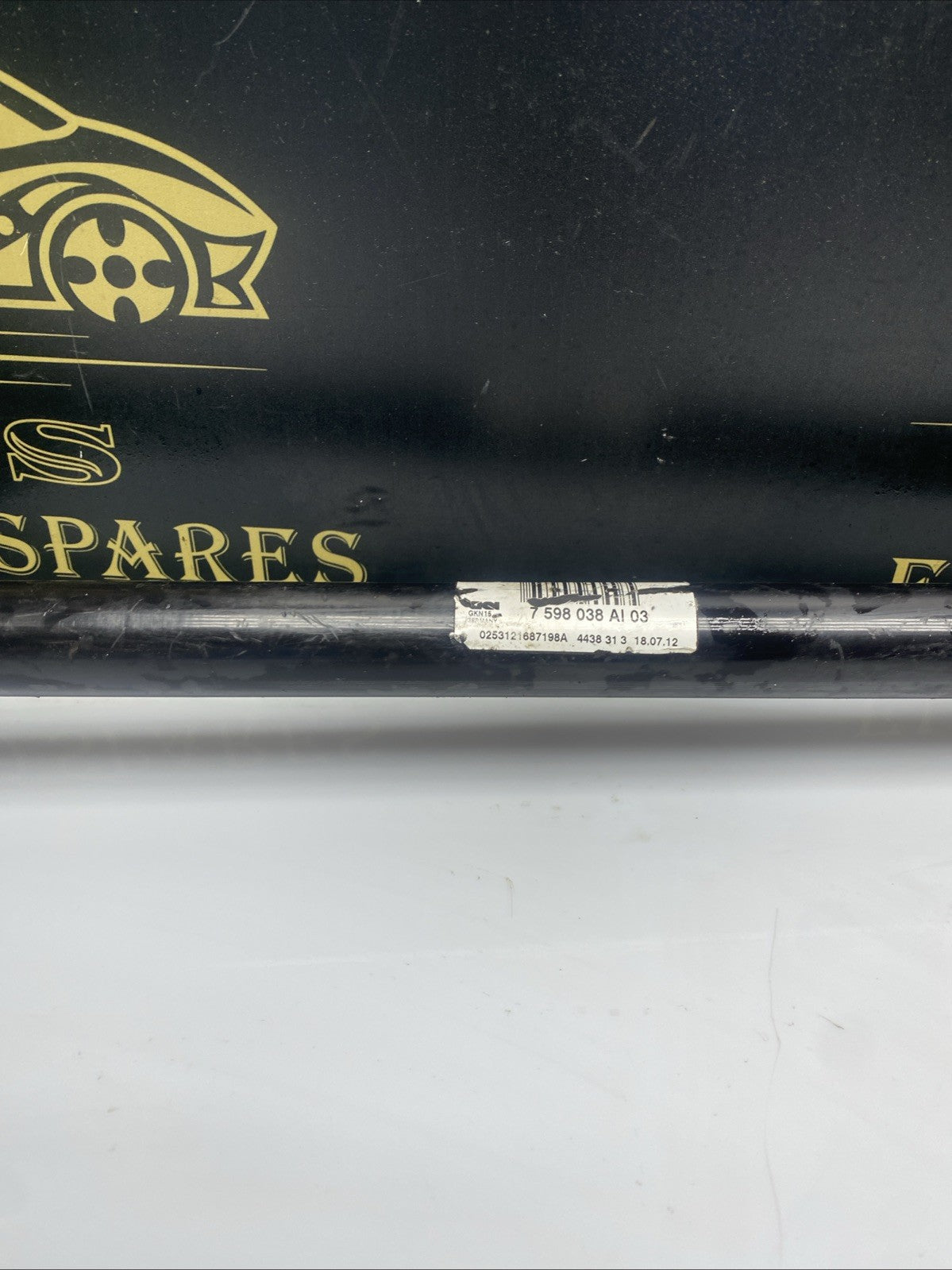 BMW X3 F25 Rear Right Driveshaft 7598038 2.0 Diesel 135kw 2012 32110901
