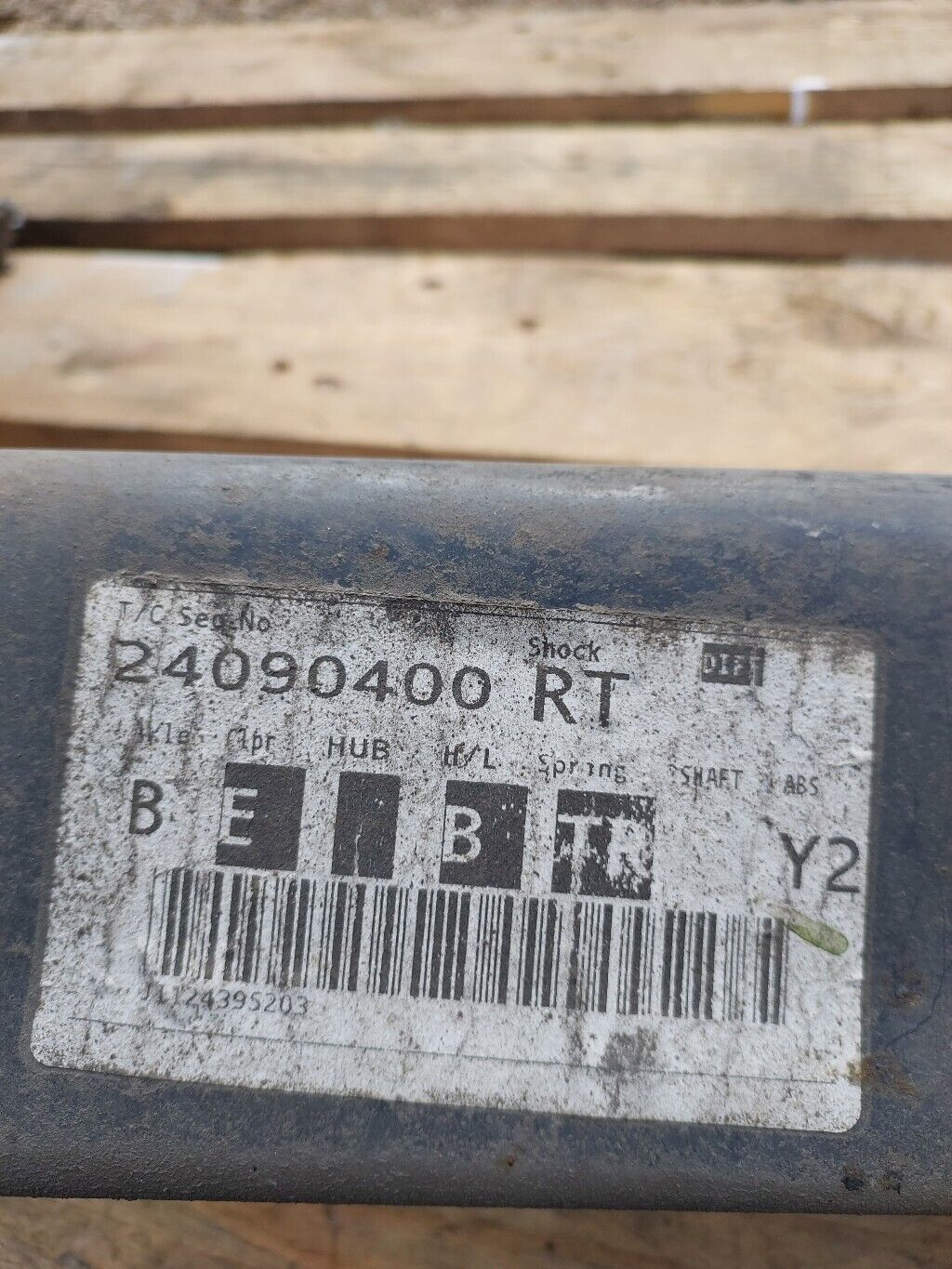 NISSAN QASHQAI J11 2019 COMPLETE REAR AXLE