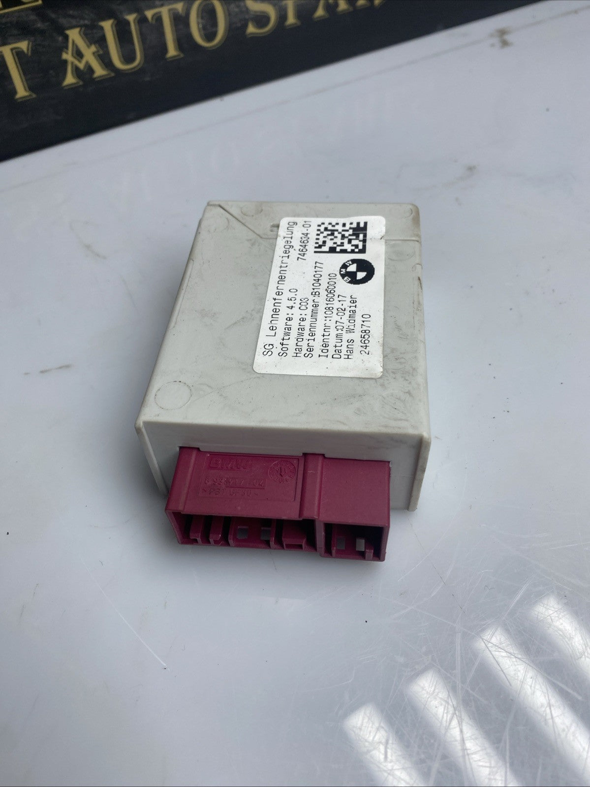 BMW 2 SERIES F45 FRONT SEAT BACKREST CONTROL MODULE 7464634