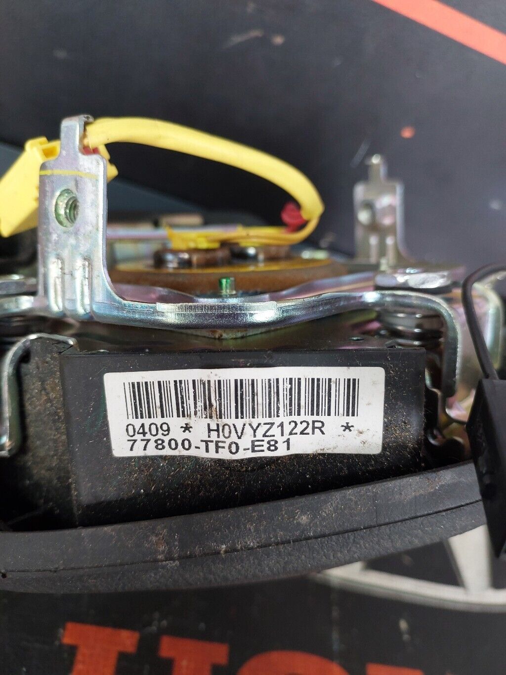 HONDA JAZZ 2009 STEERING WHEEL AIRBAG 77800TF0E82