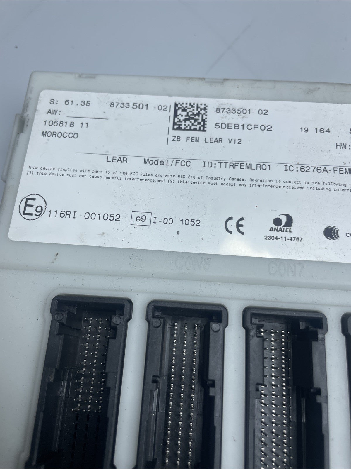 BMW FEM Body Control Module Unit ECU Fits 1 Series F20 F21  8733501