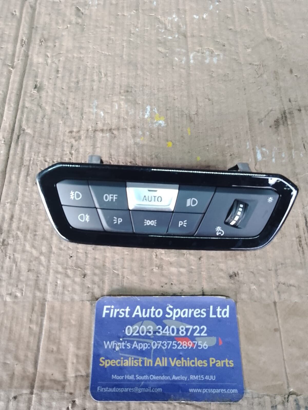 HEADLIGHT SWITCH DASH MOUNTED BMW 3 SERIES 2021 DASH MOUNTED G20 G21