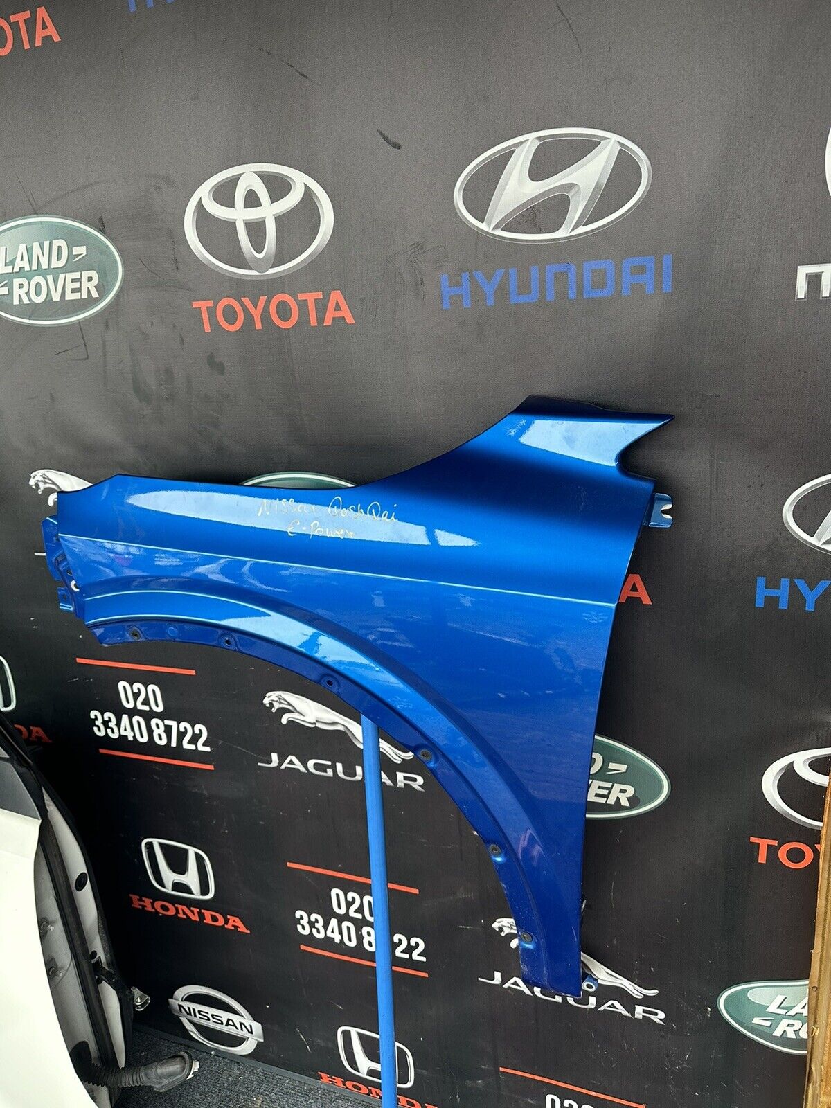 FRONT WING LH NISSAN QASHQAI MK3 (J12) 2023 On E-POWER BLUE