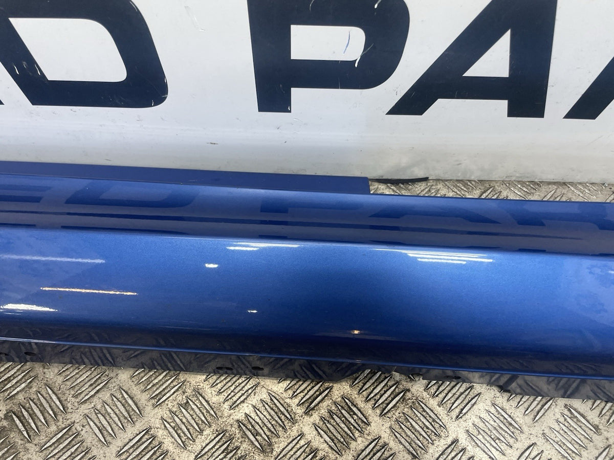 BMW 1 SERIES SIDE SKIRT PASSENGER LEFT MSPORT BLUE F21