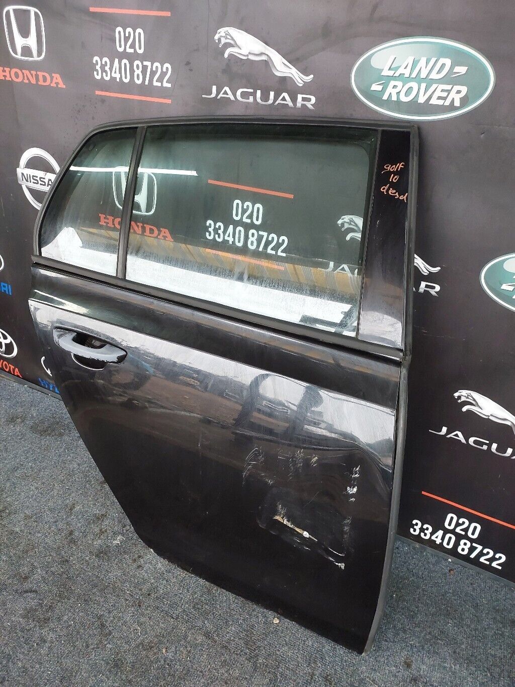 VOLKSWAGEN GOLF O/S REAR DOOR RH 2010