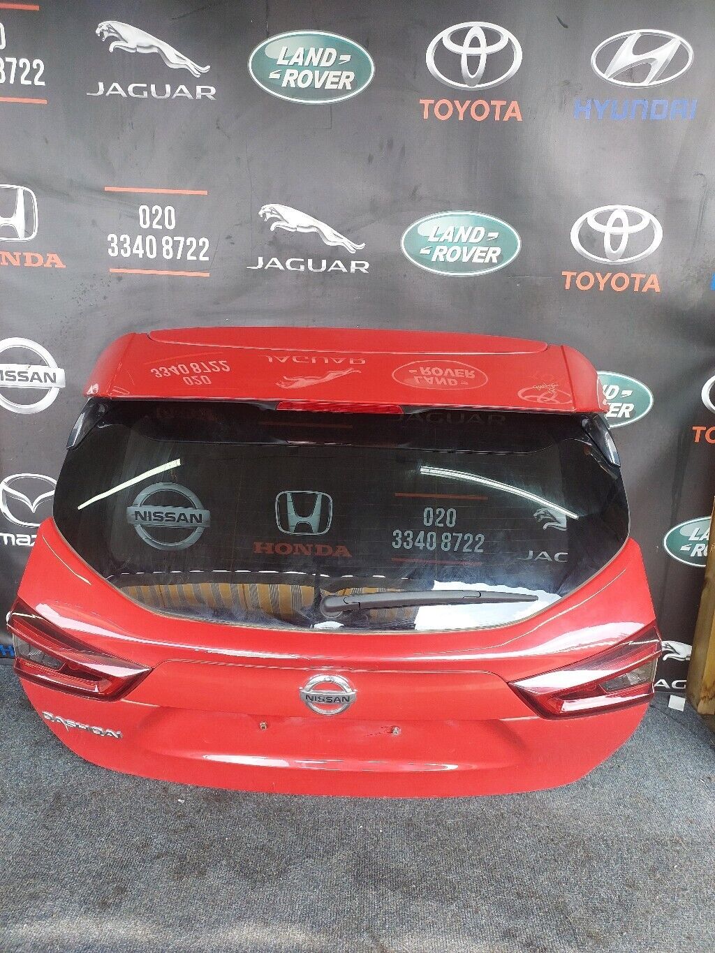 NISSAN QASHQAI TAILGATE B0OTLID 2018