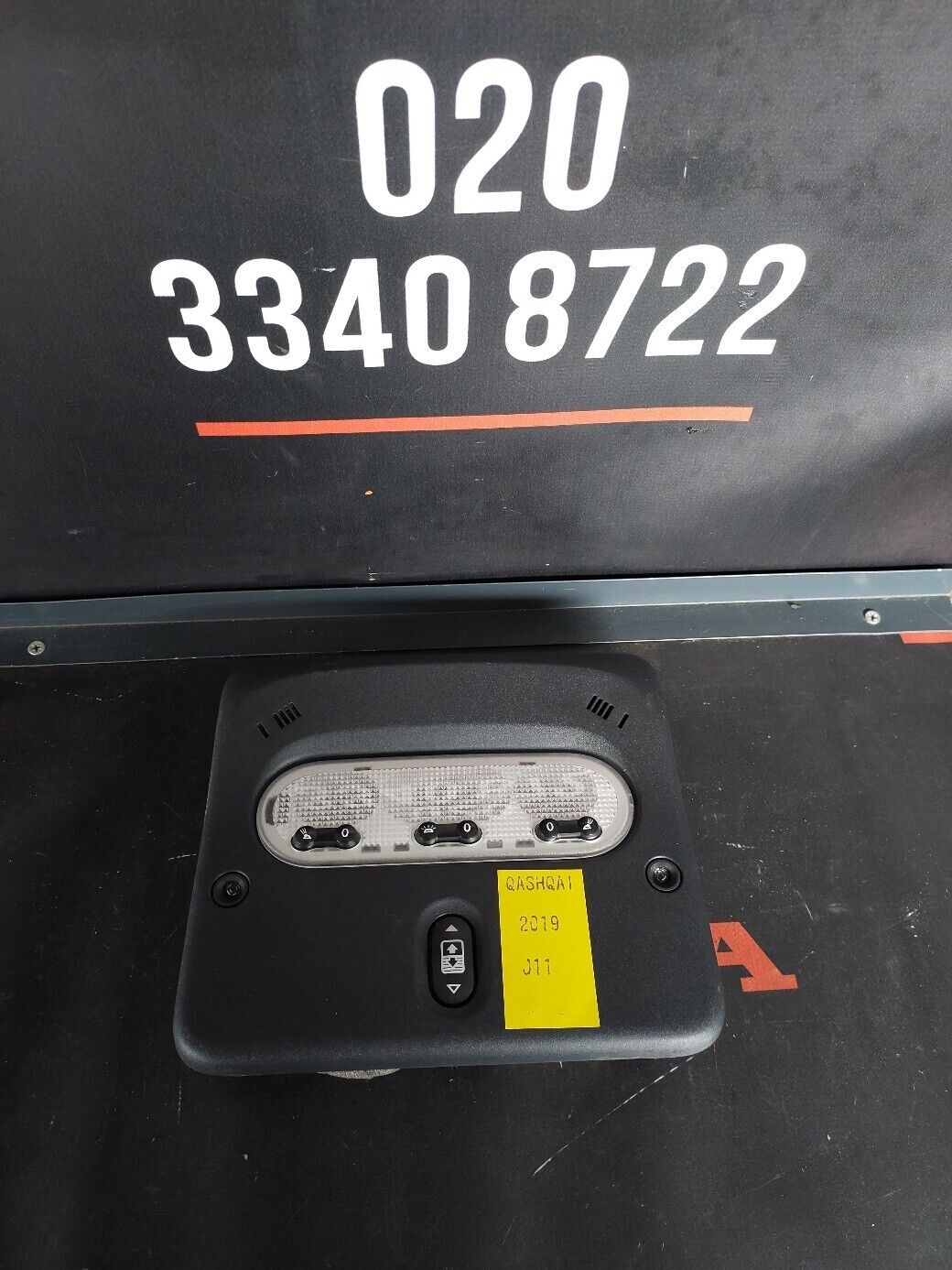 NISSAN QASHQAI J11 INTERIOR ROOF LIGHT PANEL 2019