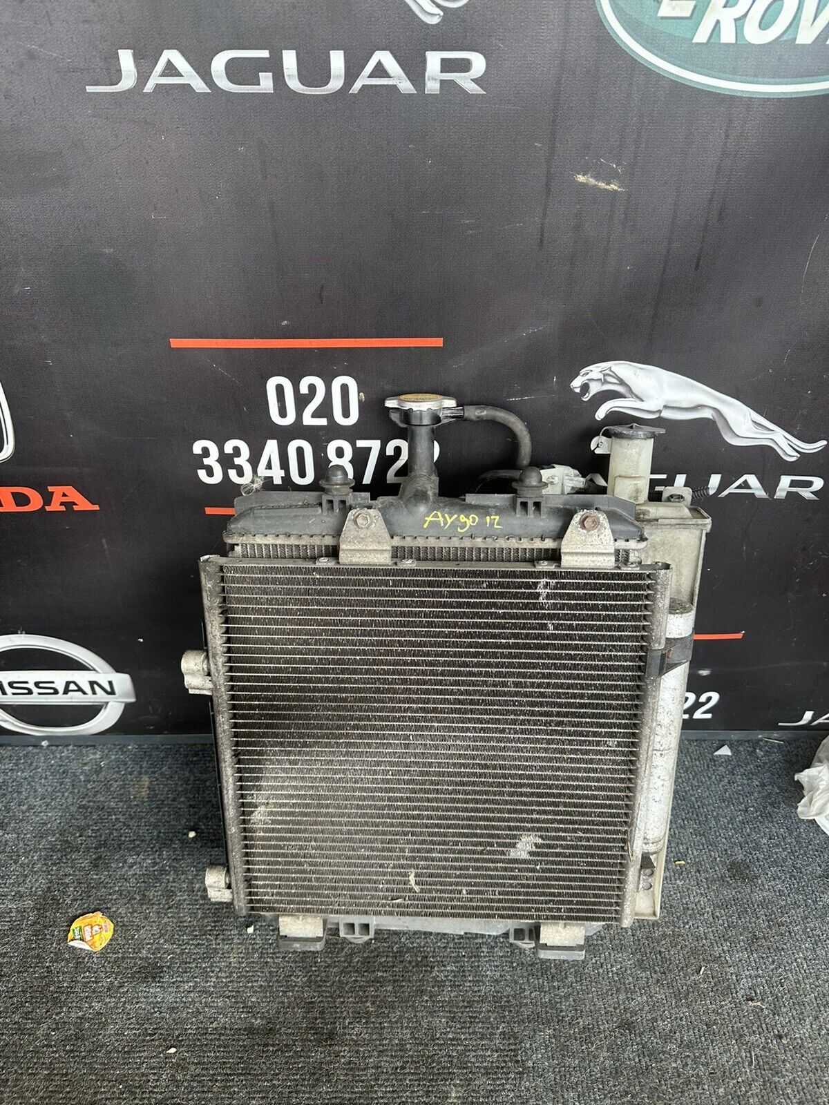 TOYOTA AYGO MK1 RAD PACK RADIATOR COOLING FAN 1.0 PETROL 1KR 09-12