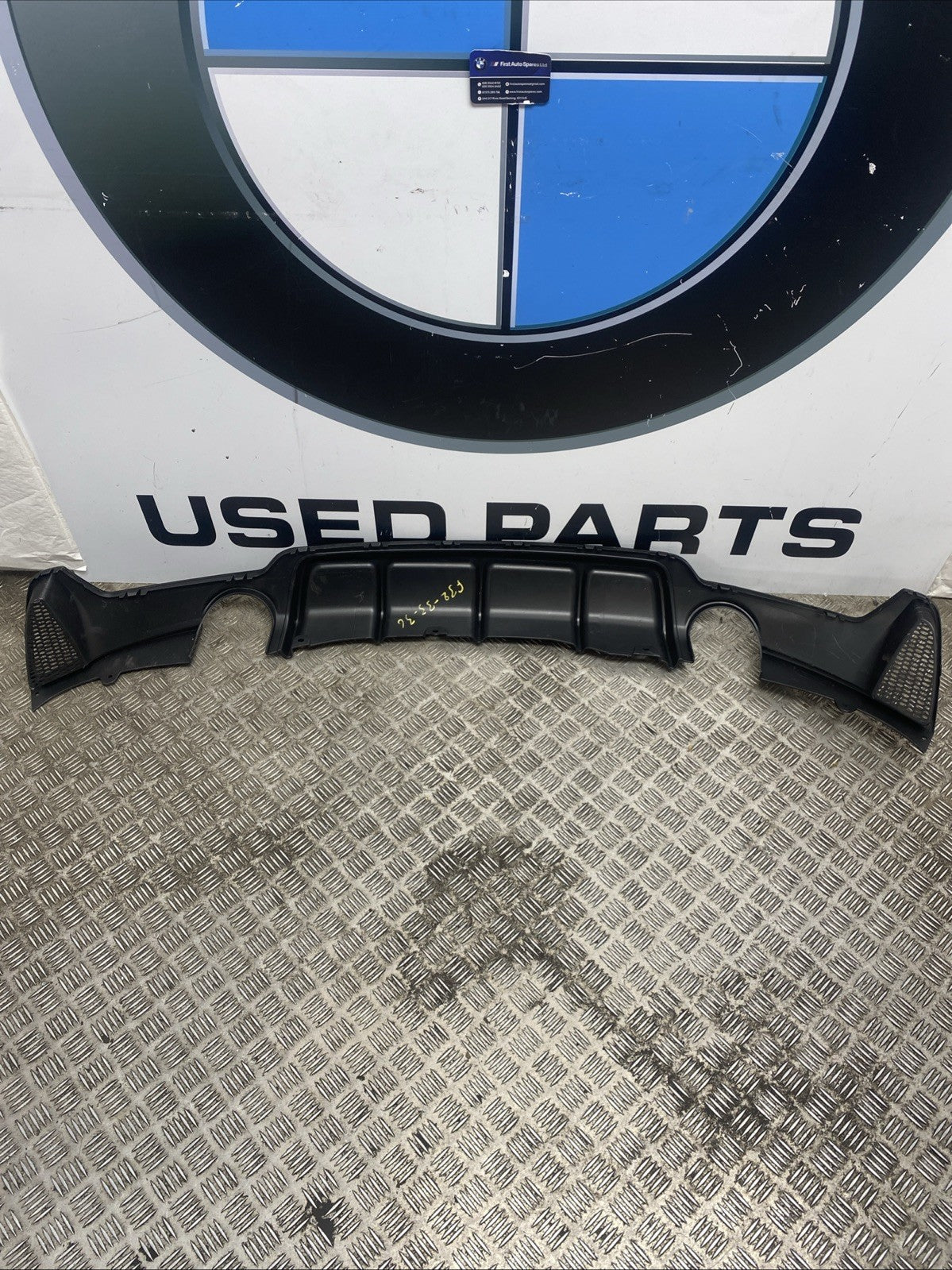 GLOSS BLACK REAR BUMPER DIFFUSER M PERFORMANCE FOR BMW 4SERIES F32 F33 F36 14-19