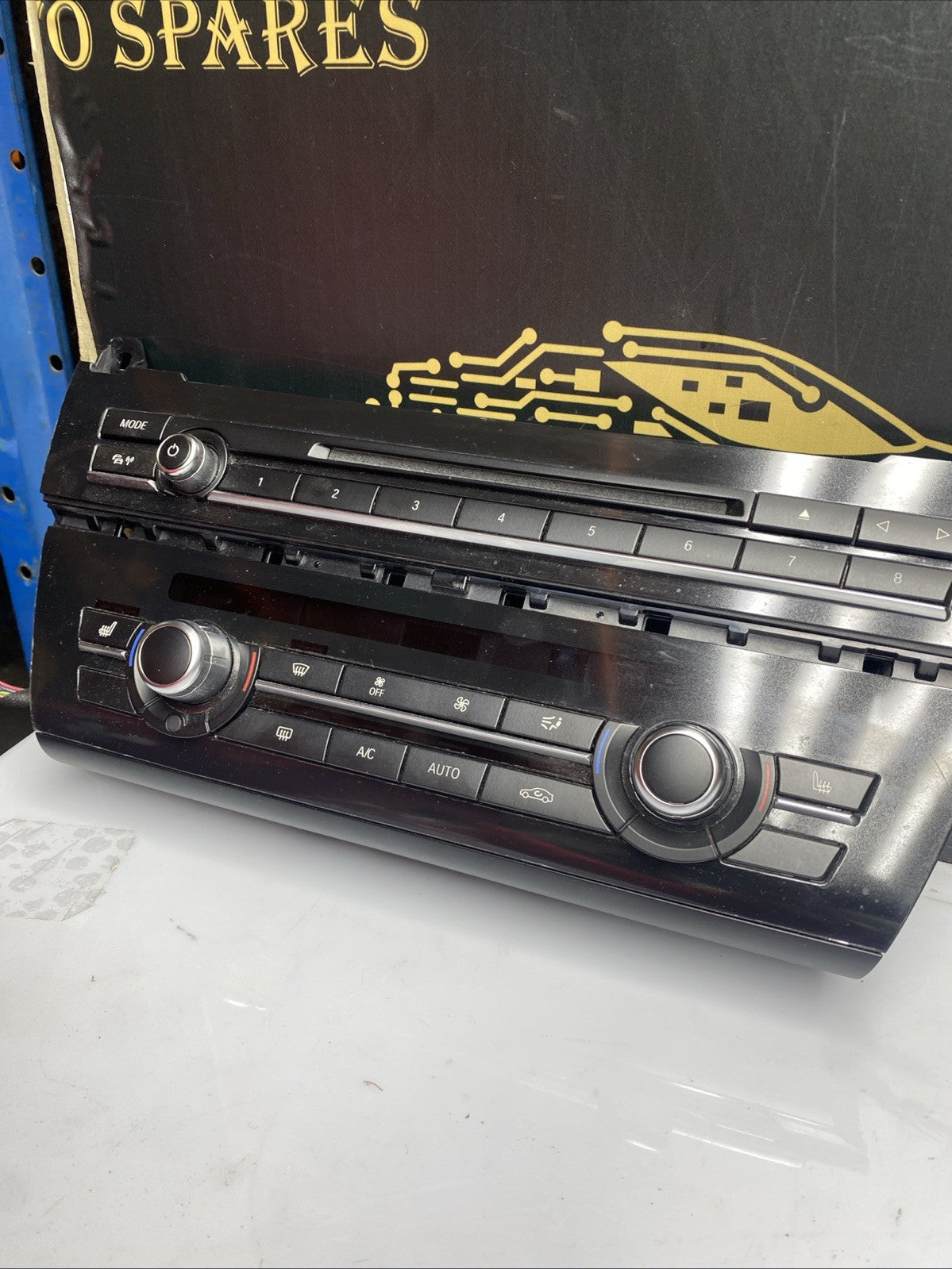 BMW 5 SERIES 520D M SPORT (F10)  HEATER CONTROL PANEL & STEREO 13-16 6805766