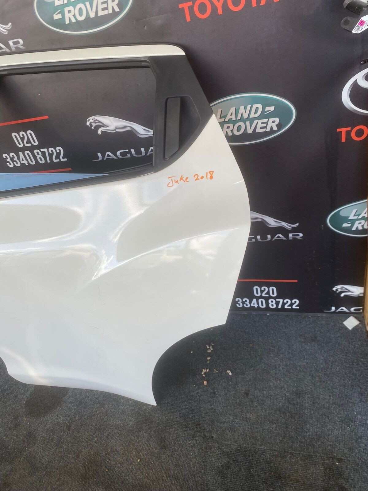 NISSAN JUKE 2018 N/S REAR LEFT DOOR