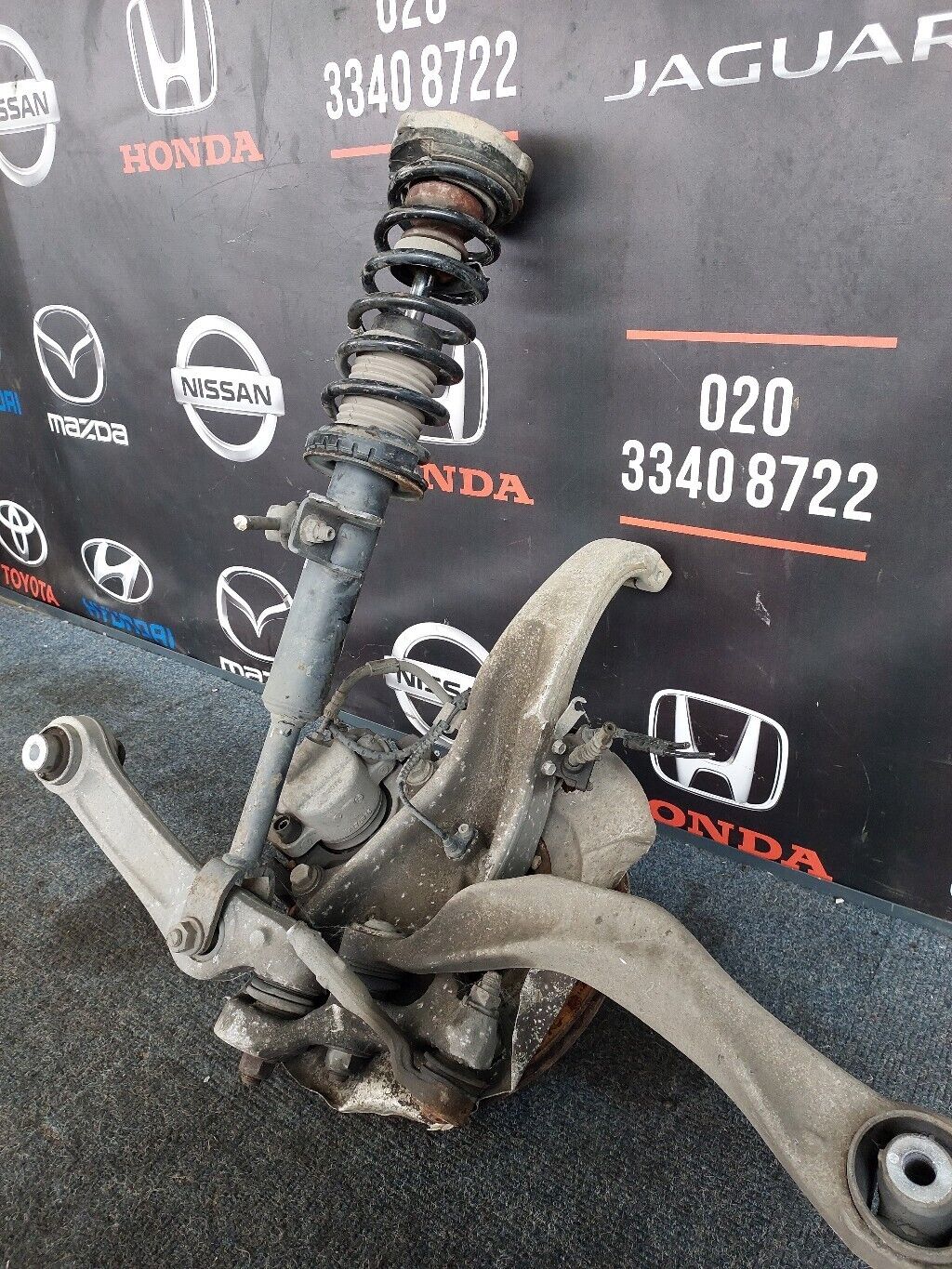 BMW 5 SERIES F10 2012 N/S FRONT SUSPENSION LEG COMPLETE LH