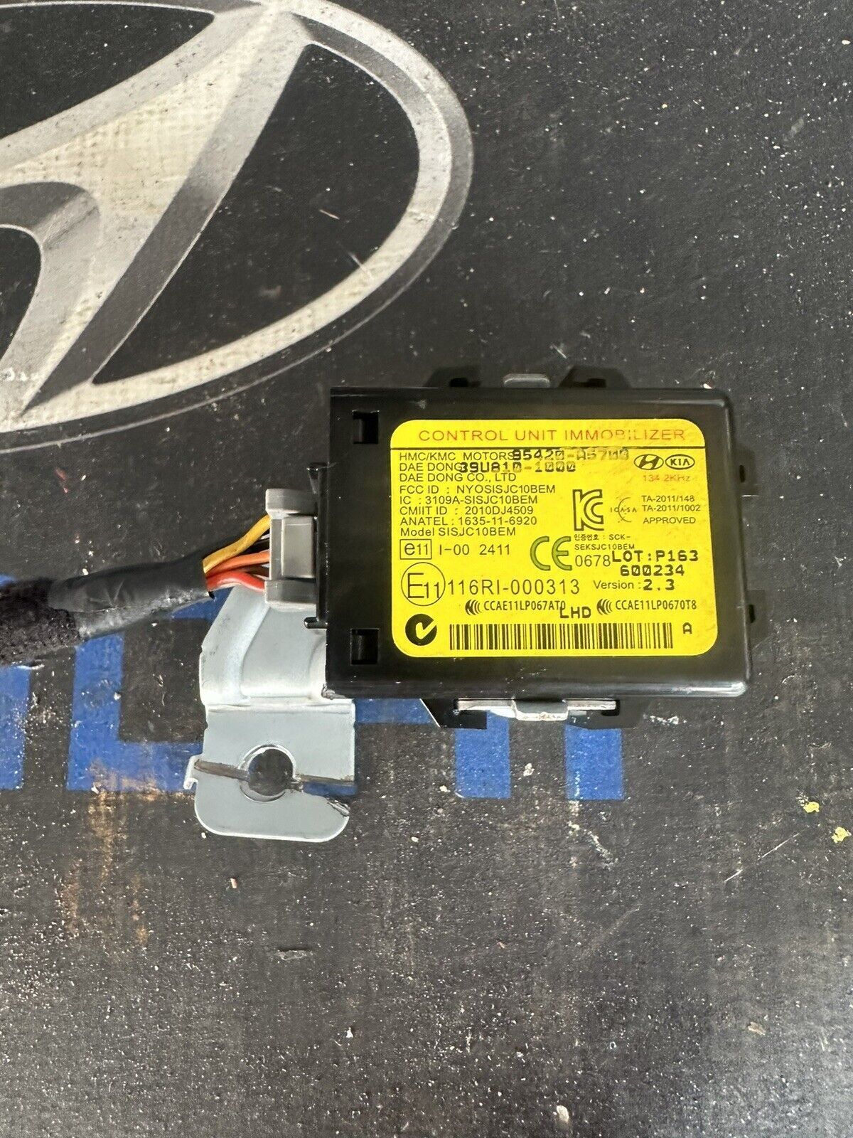 HYUNDAI I30 MK2 ENGINE ECU KIT LOCK SET CONTROL UNIT KEYS 1.6 CRDI 2012-2016