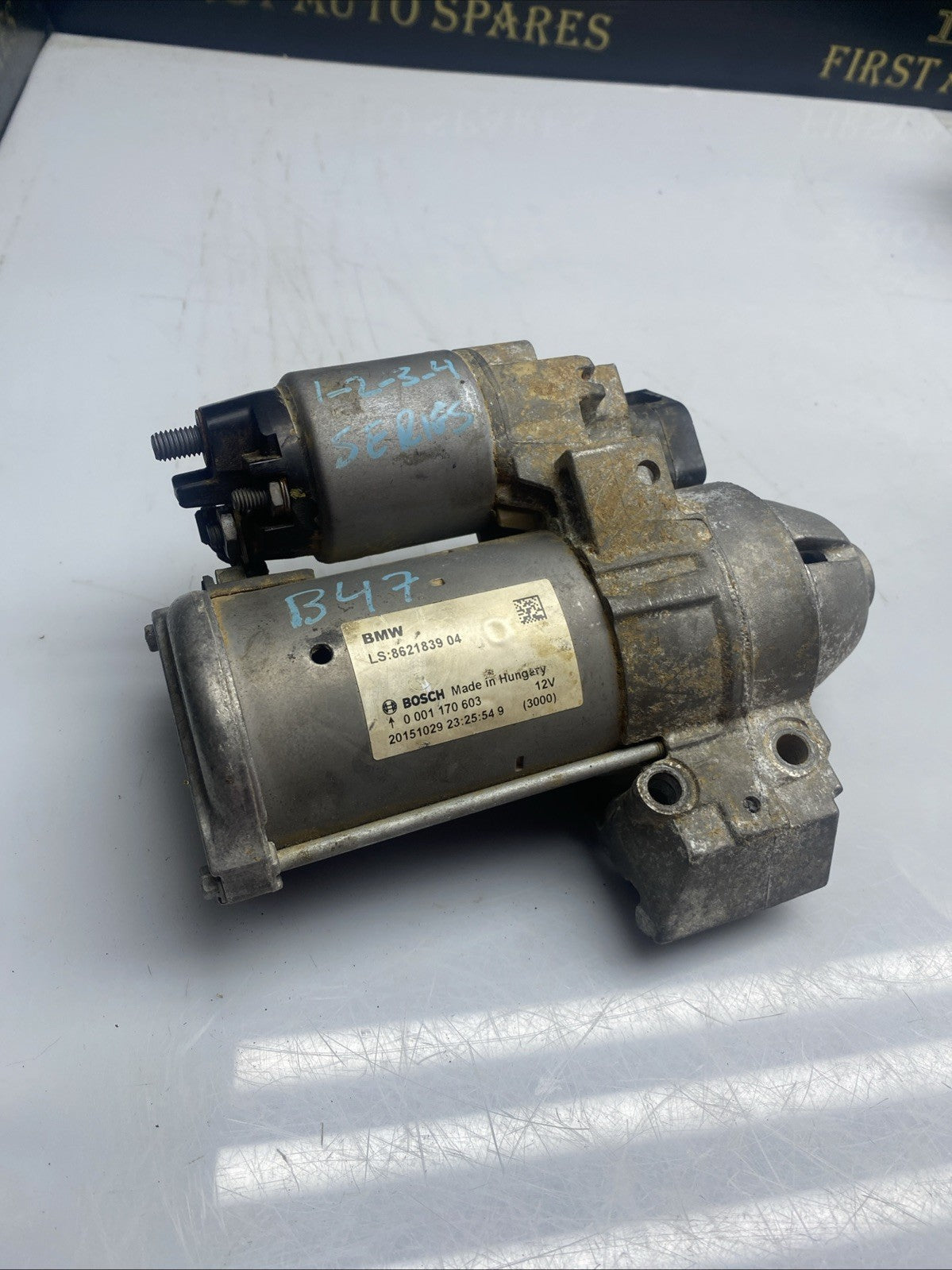 BMW Starter Motor Fits 1 2 3 4 Series B38 B48 F20 LCI F22 F30 LCI F32 8621839