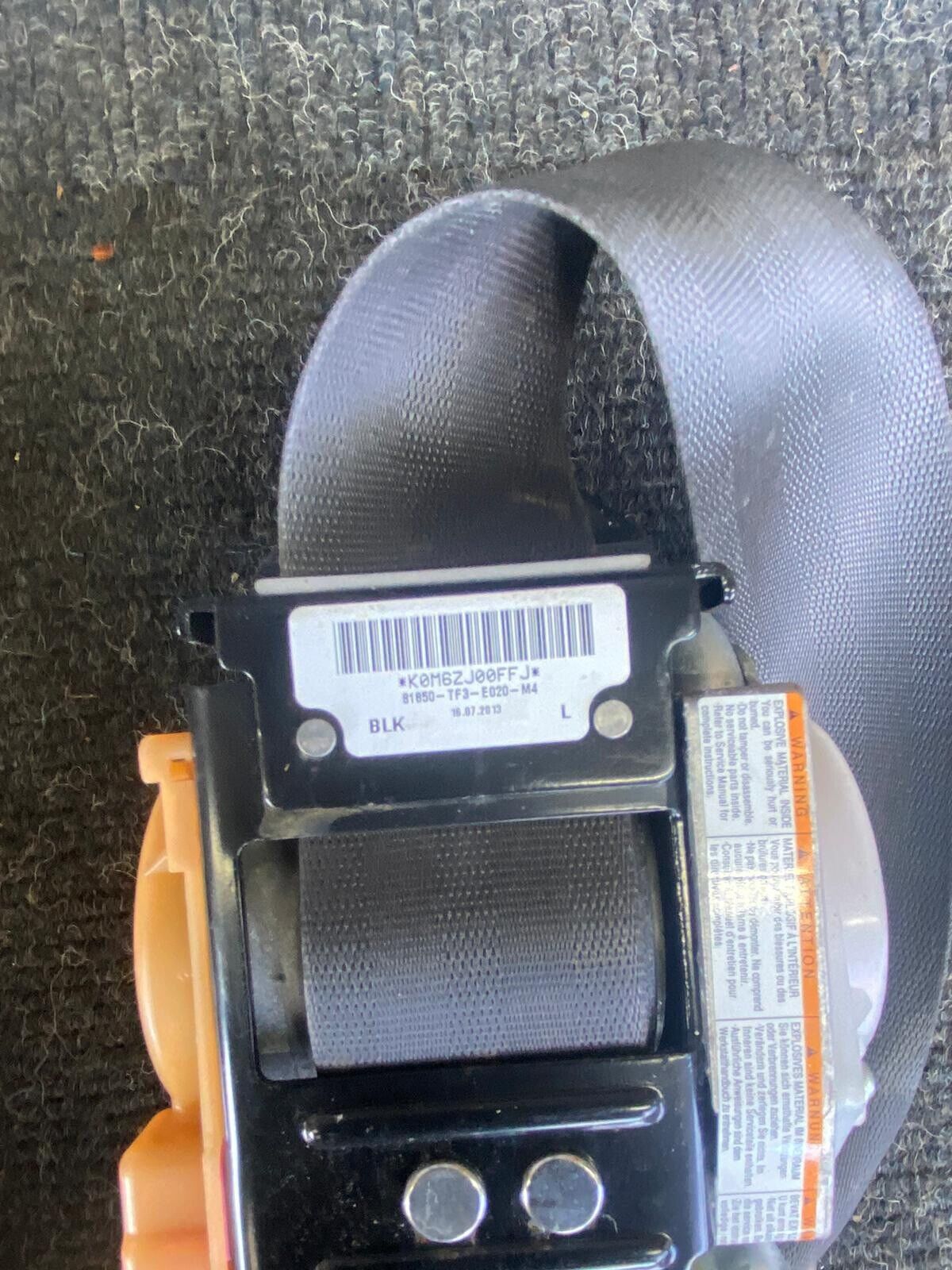 HONDA JAZZ 2007-2015 Front Seat Belt