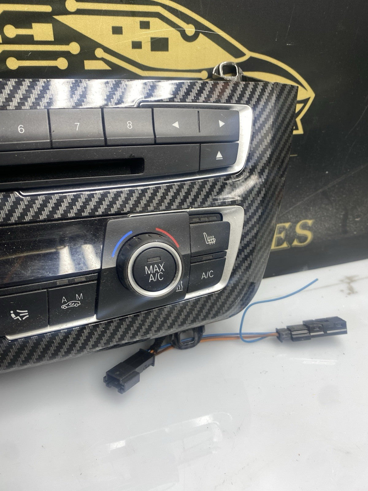 BMW F82 M4 Climate Control Panel - Carbon Effect