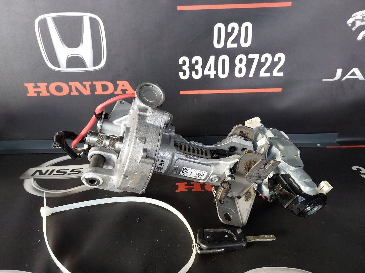 TOYOTA YARIS STEERING COLUMN & IGNITION BARREL WITH KEY 2021