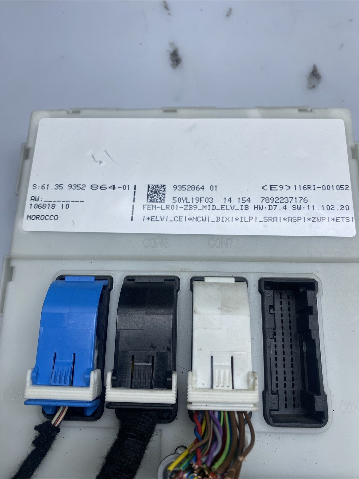 BMW 1 Series F20 F21 ECU Fuse Box Body Control Module 9352864
