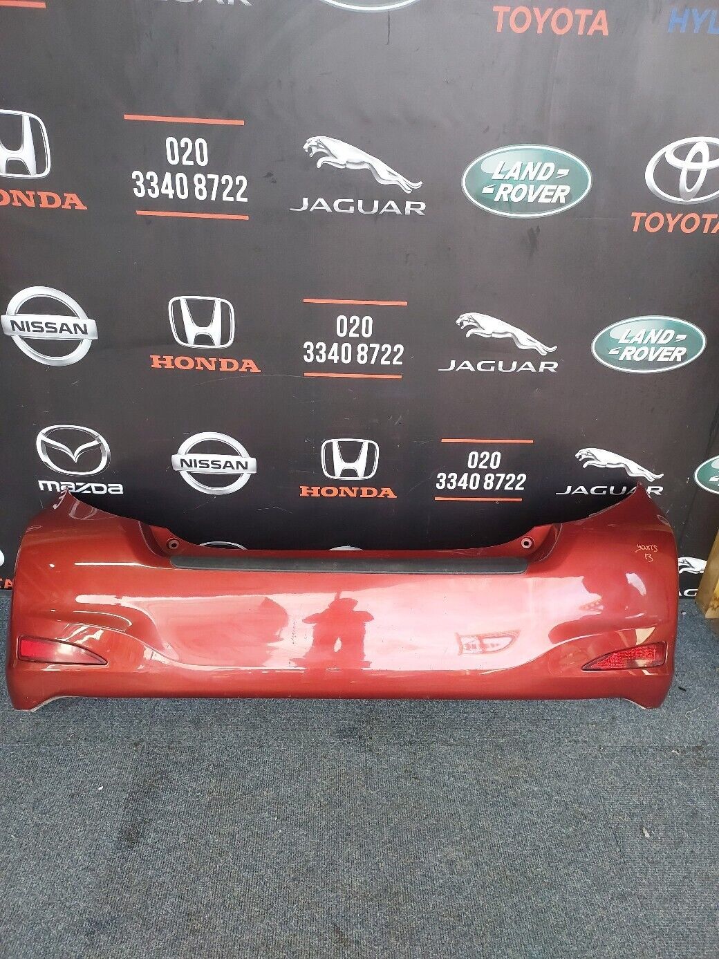 TOYOTA YARIS 2013 REAR BUMPER