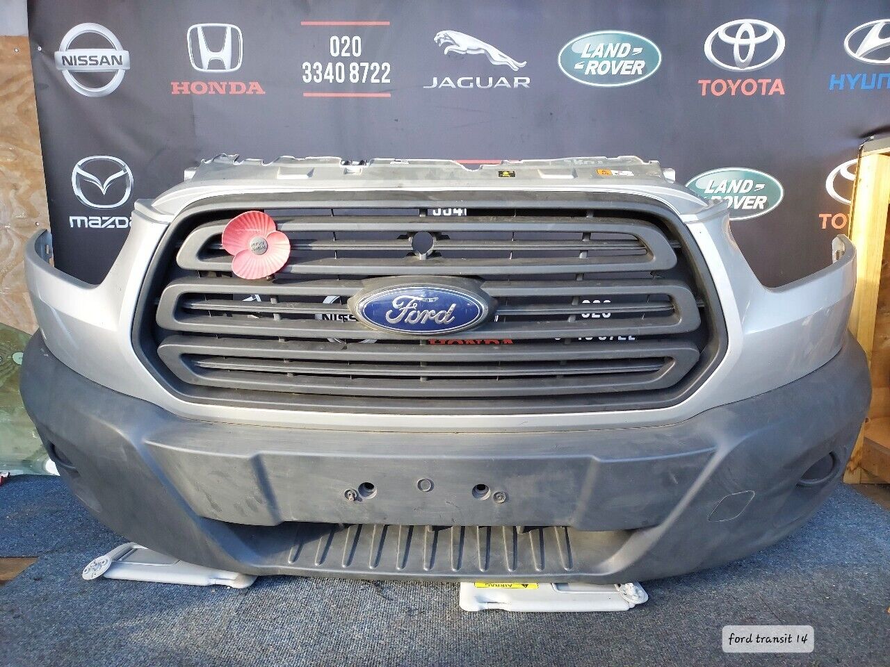 FORD TRANSIT FRONT BUMPER 2014