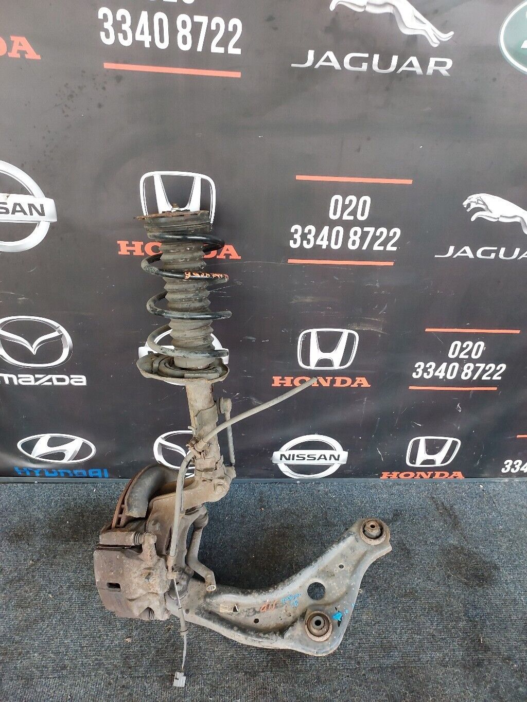 NISSAN QASHQAI J11 2018 O/S FRONT SUSPENSION LEG COMPLETE RH