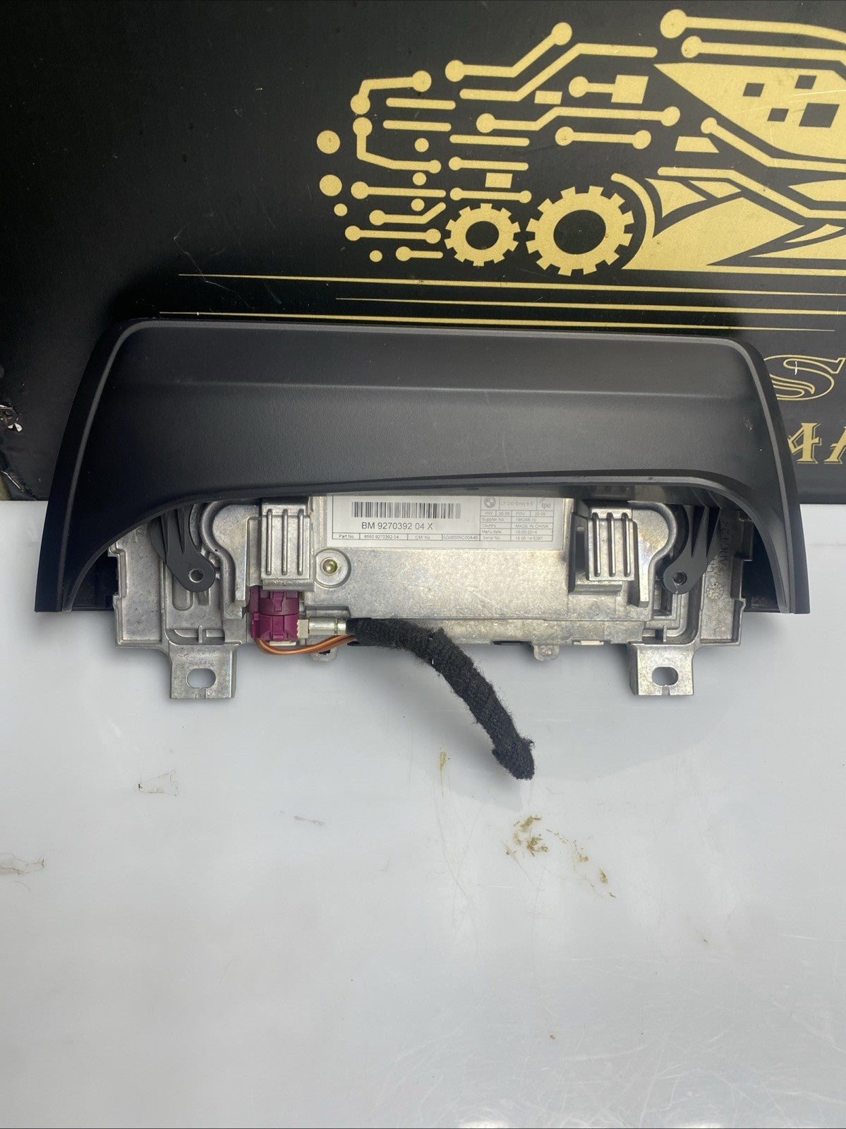 BMW 1 SERIES F20 2011-2015 DASHBOARD DISPLAY SCREEN RADIO SAT NAV 9270392