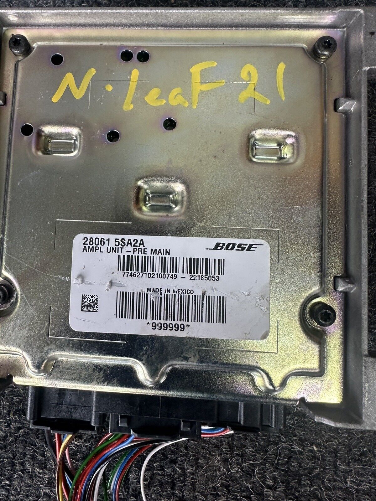 2021 NISSAN LEAF AMP AMPLIFIER