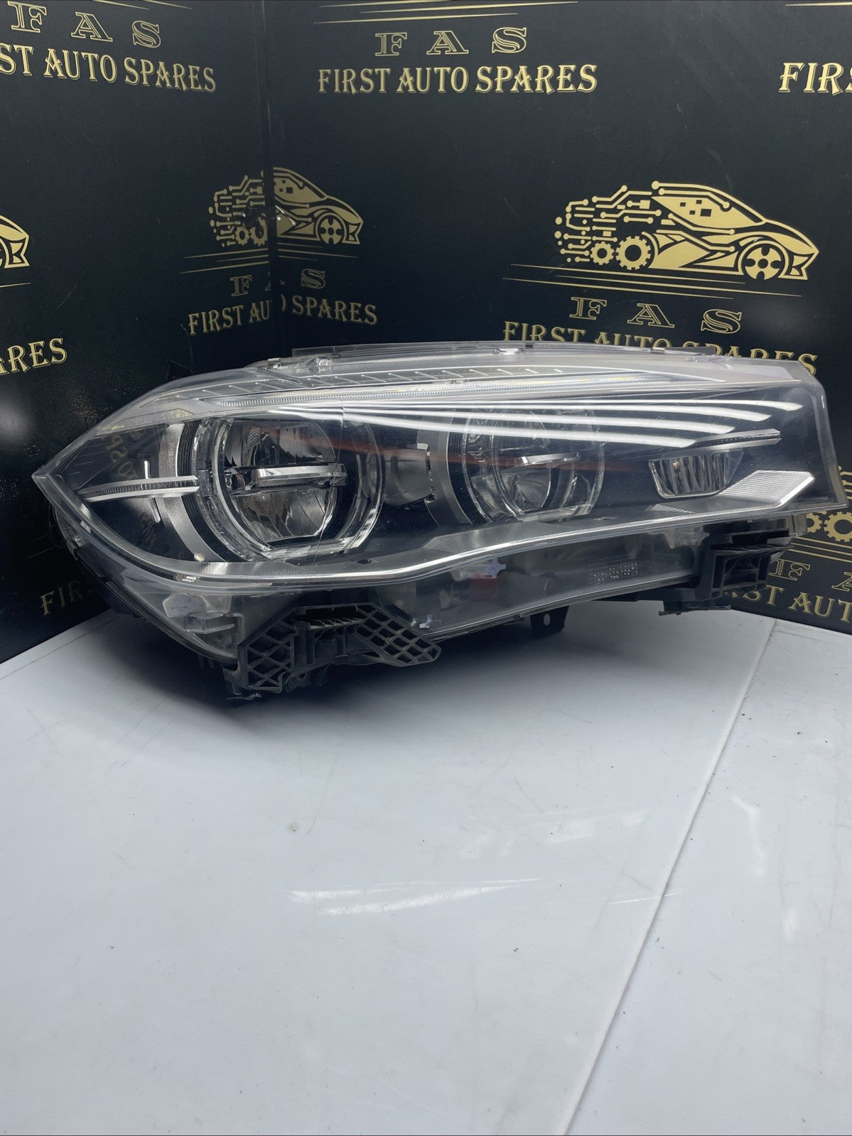 BMW X5 X6 HEADLIGHT COMPLETE ADAPTIVE F15 F16 2013- 2018 7214855 DRIVER  SIDE