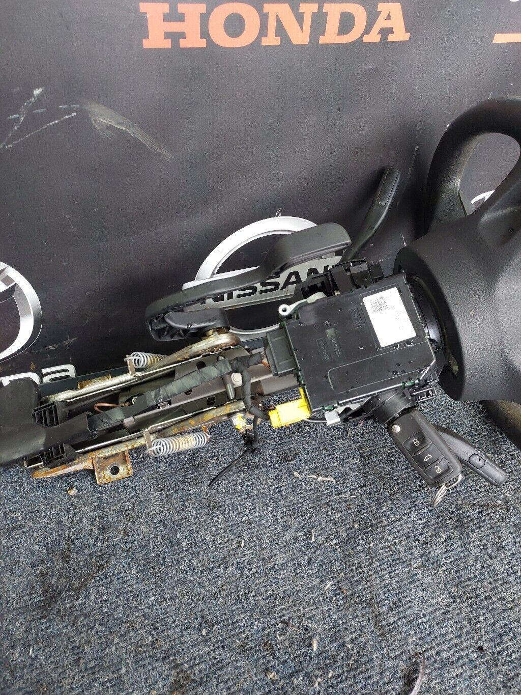 VOLKSWAGEN GOLF STEERING WHEEL COLUMN IGNITION COMPLETE  2010