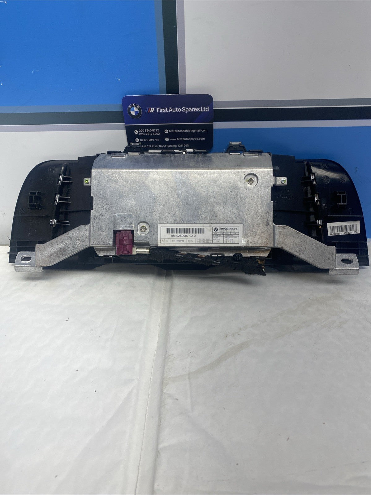 BMW 5 SERIES F10 520D SE 2009-2017 Display Screen Panel OEM Genuine 65509289007