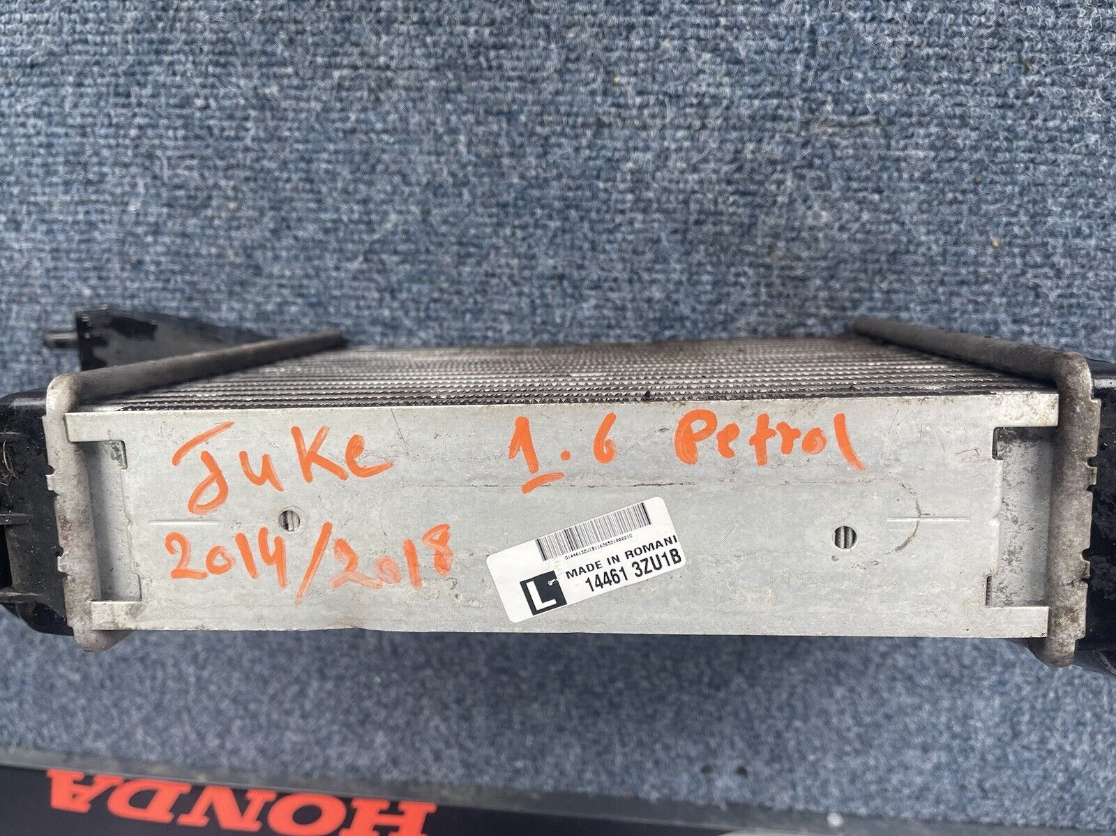 NISSAN JUKE INTERCOOLER RADIATOR 144613ZU1B 1.2 DIG-T F15 FL 2018