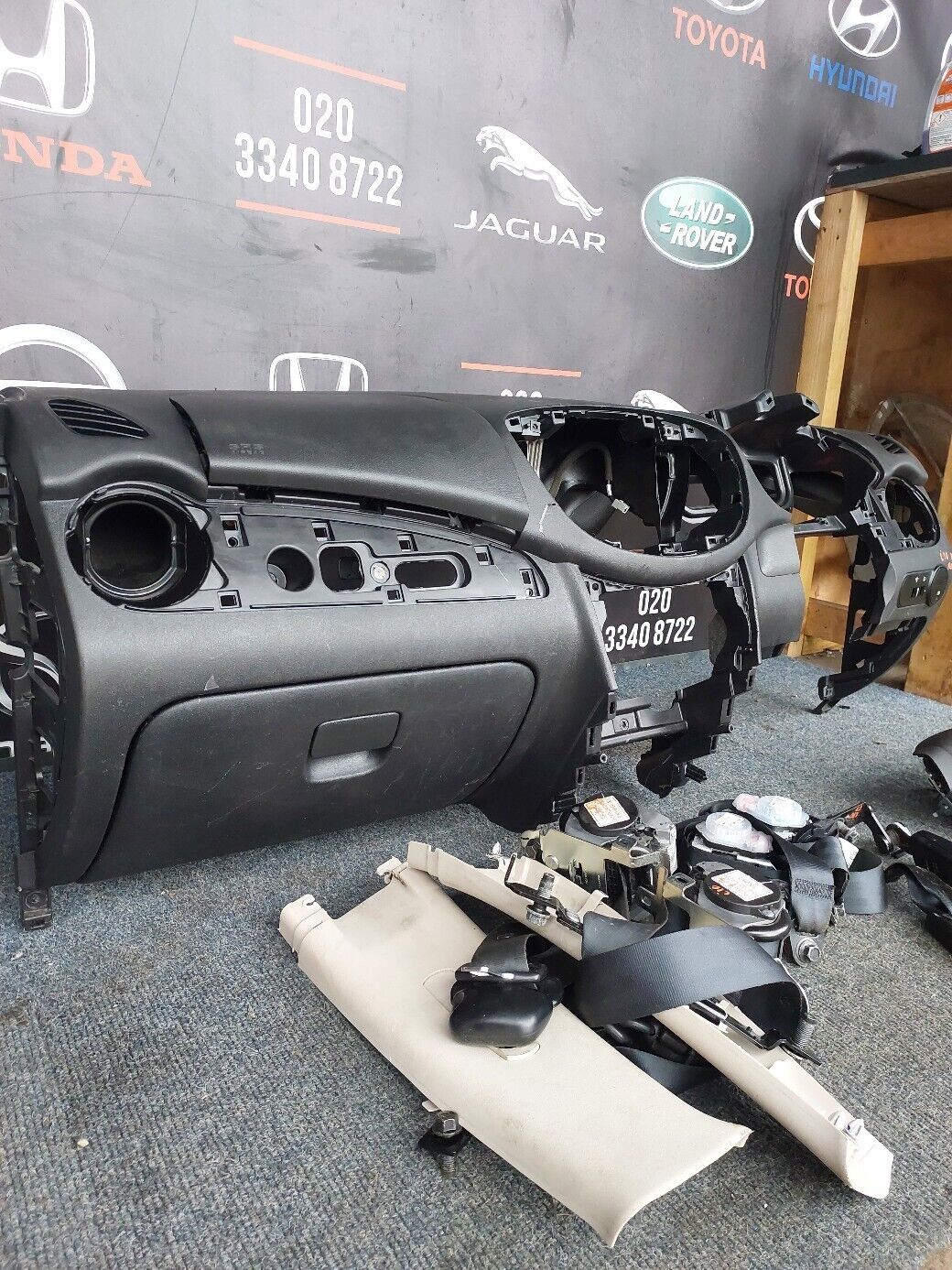 HYUNDAI i10 2013 DASHBOARD SEATBELT & AIRBAG KIT