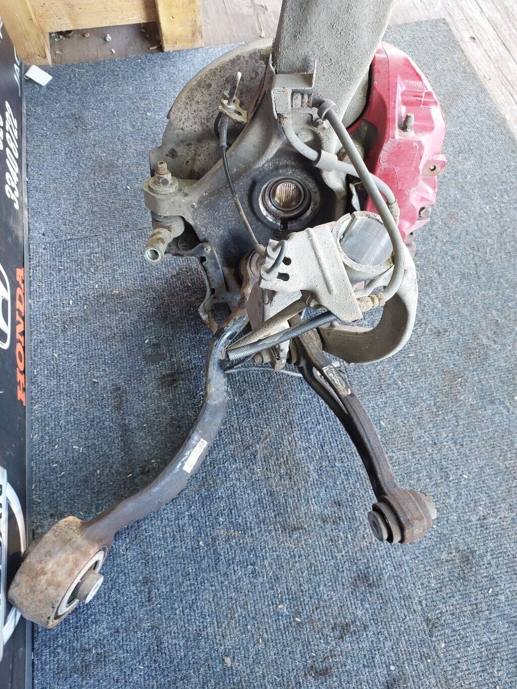 LAND ROVER RANGE ROVER 3.0 DIESEL O/S FRONT SUSPENSION LEG 2017