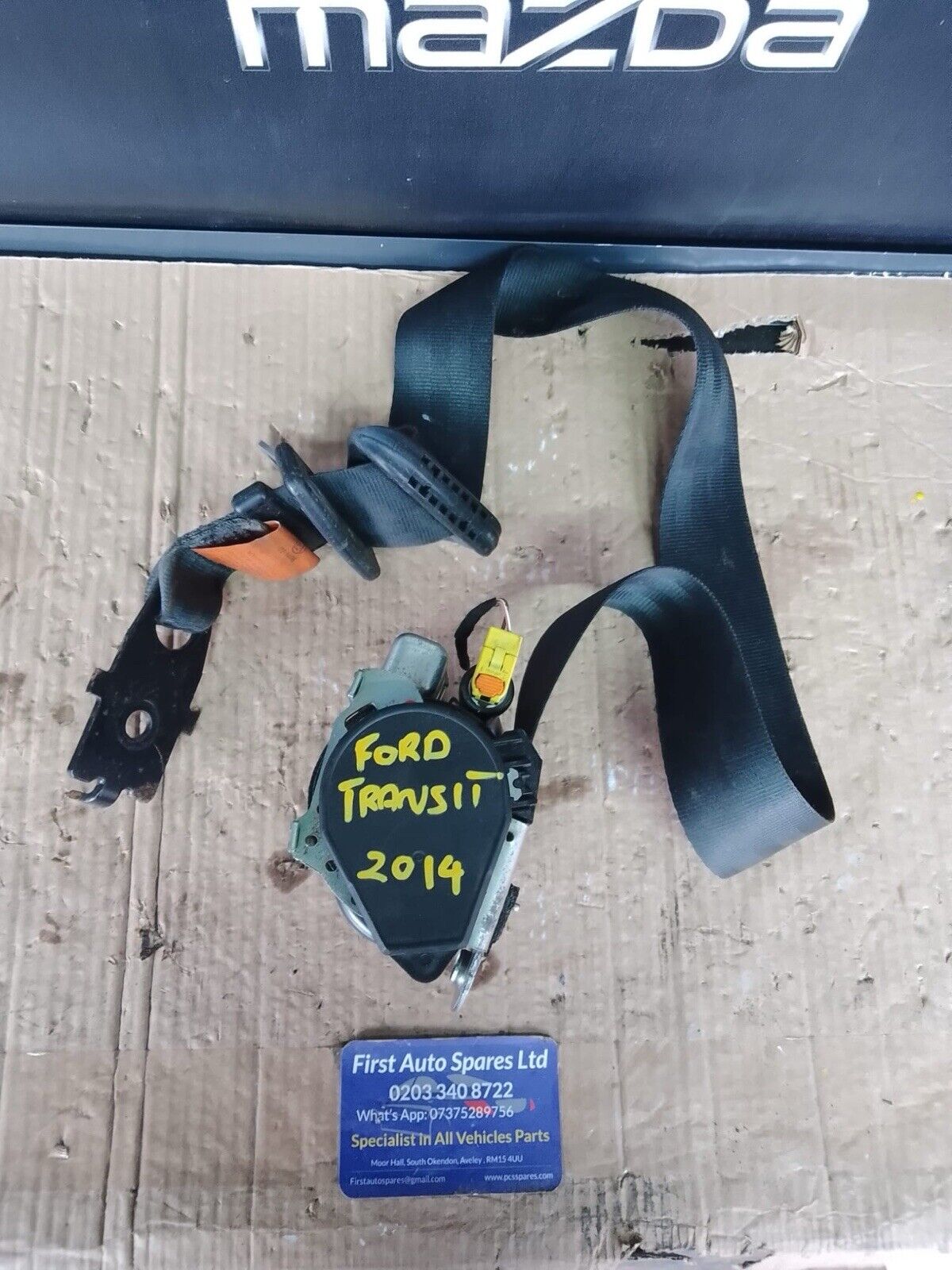 FORD TRANSIT CUSTOM MK8 NSF FRONT SEAT BELT BK21-V61294-ECW  2013-2018