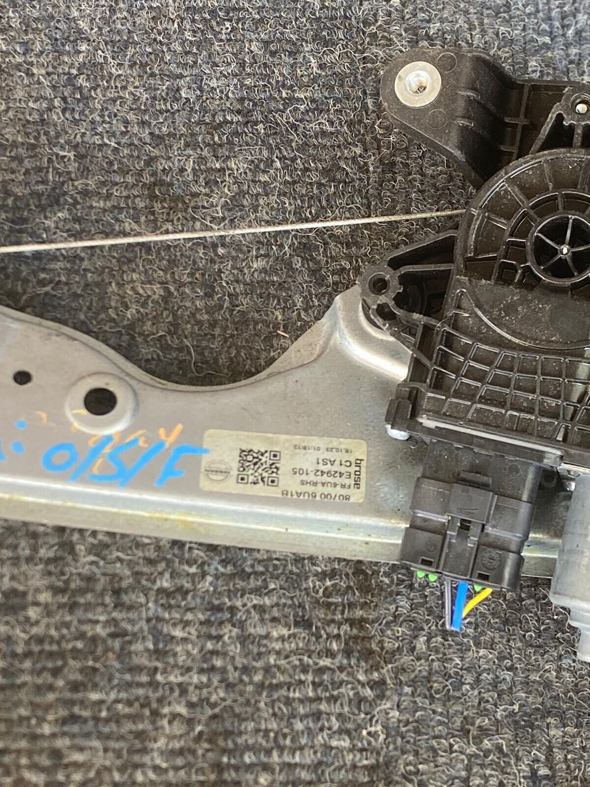 NISSAN QASHQAI 2024 OSF DRIVER SIDE FRONT WINDOW MECHANISM- ELECTRIC E42942-105