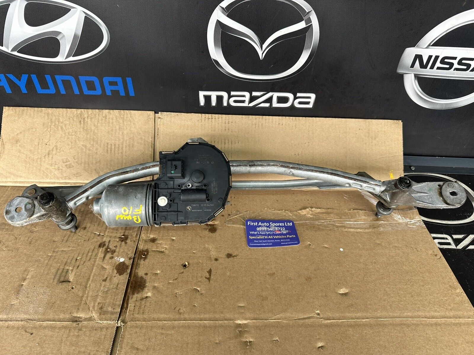 BMW 5 Series Wiper Motor Front F10 2013 7308772  