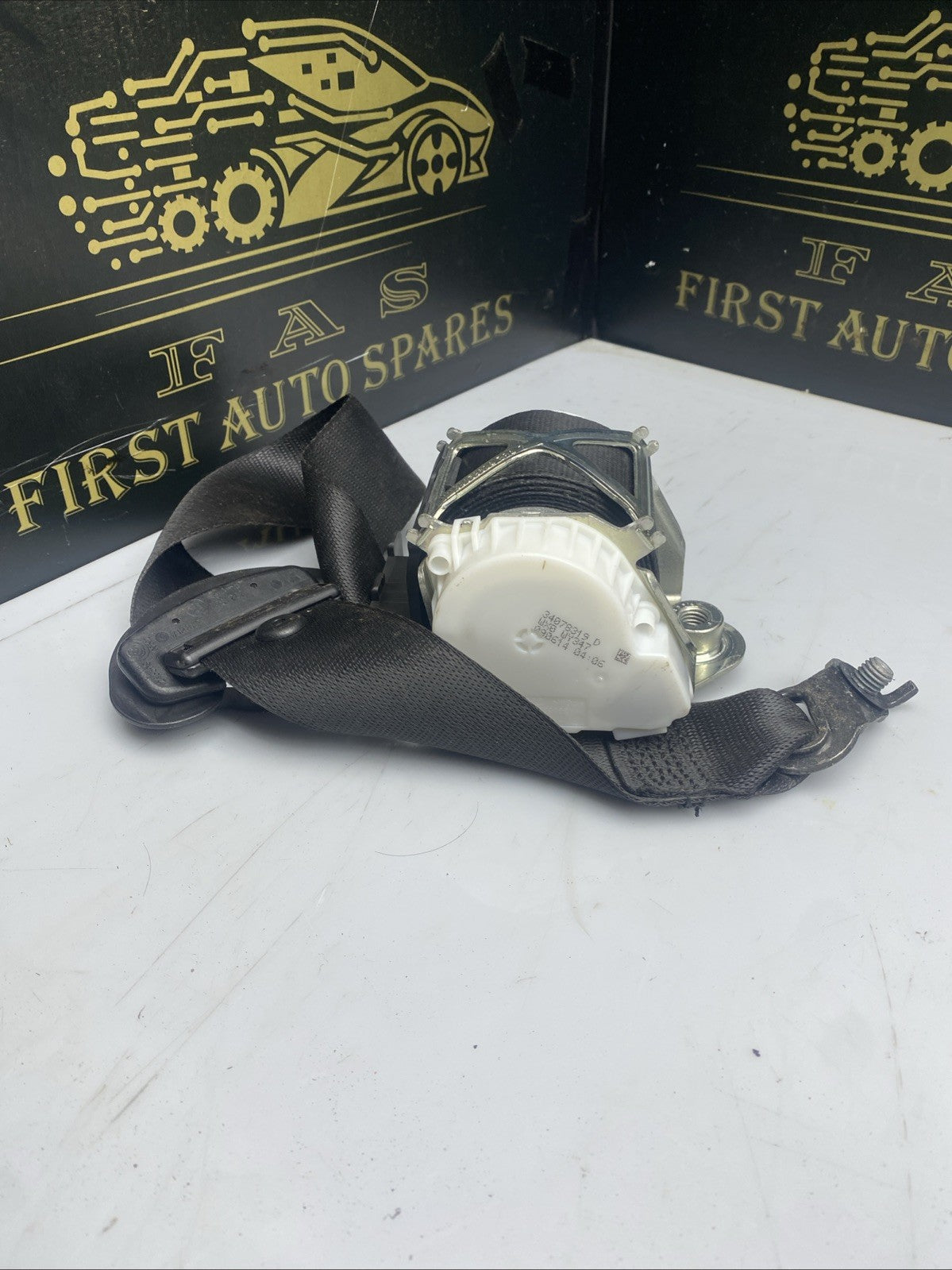 BMW 3 SERIES F30 F31 SEAT BELT FRONT LEFT PASSENGER SIDE BLACK 34078319D