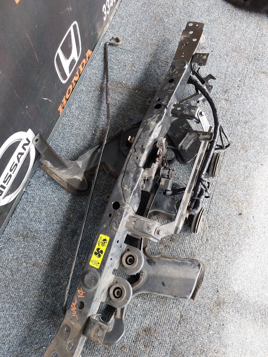 NISSAN JUKE 2014 DIESEL TOP RADIATOR SUPPORT SLAM PANEL