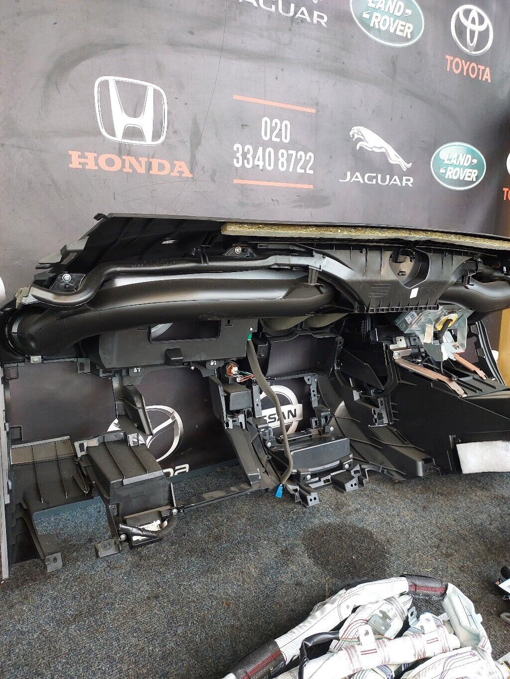 NISSAN NOTE 2016 DASHBOARD SEATBELT & AIRBAG KIT COMPLETE