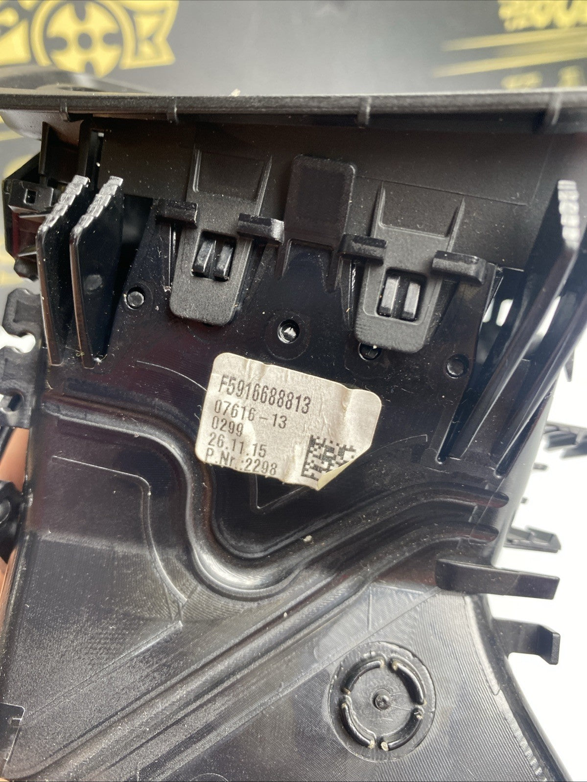 BMW 5 SERIES F10 F11 Left Dashboard Air Vent Driver Side Black OEM F5916688813